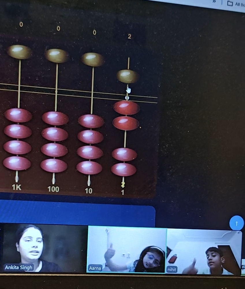 Abacus training session